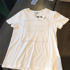 Opening ceremony white T-shirt